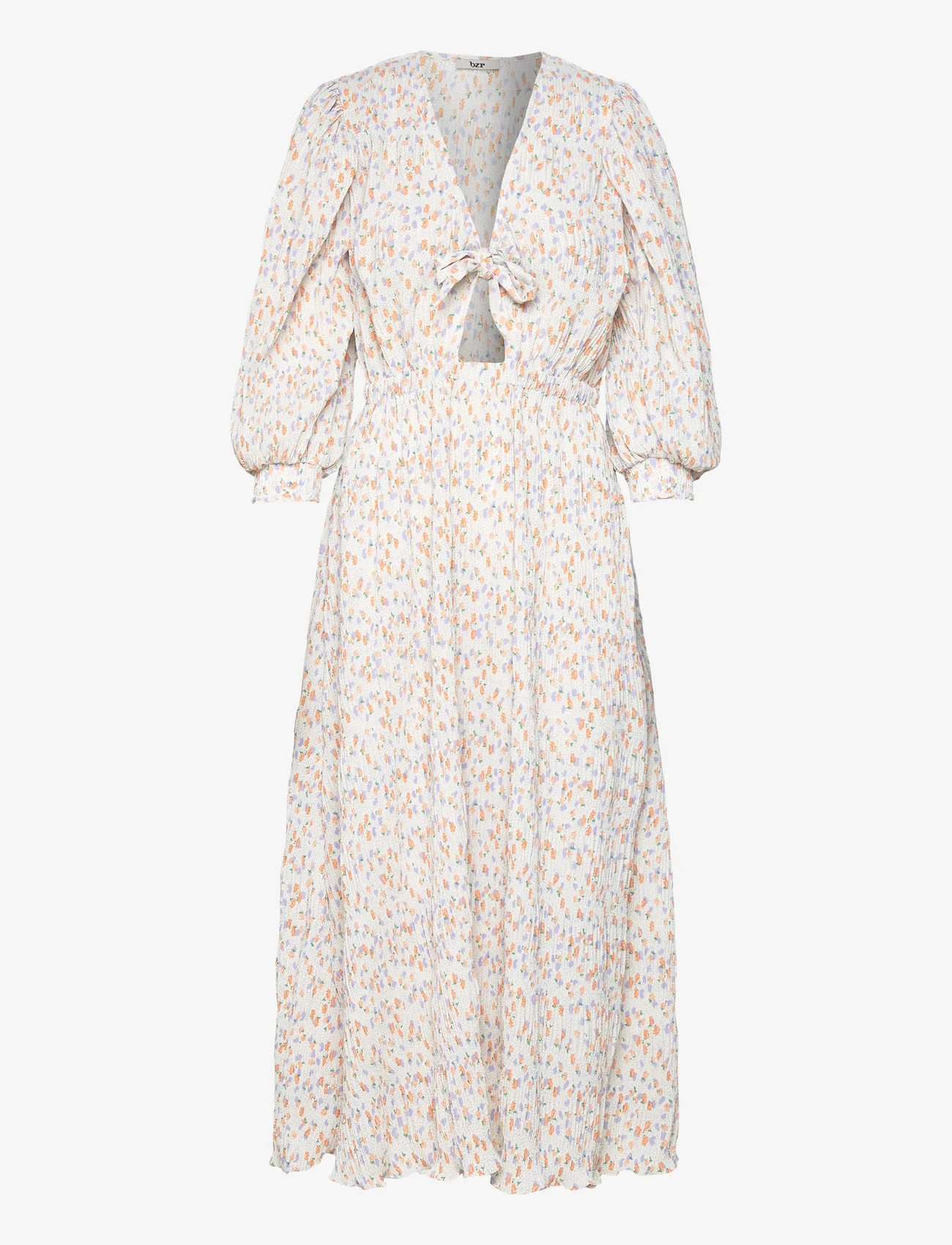 bzr - Paint Tiemo dress - summer dresses - off white / lavender - 0
