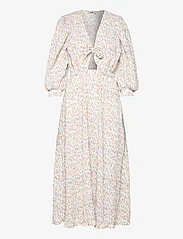 bzr - Paint Tiemo dress - sommerkleider - off white / lavender - 0