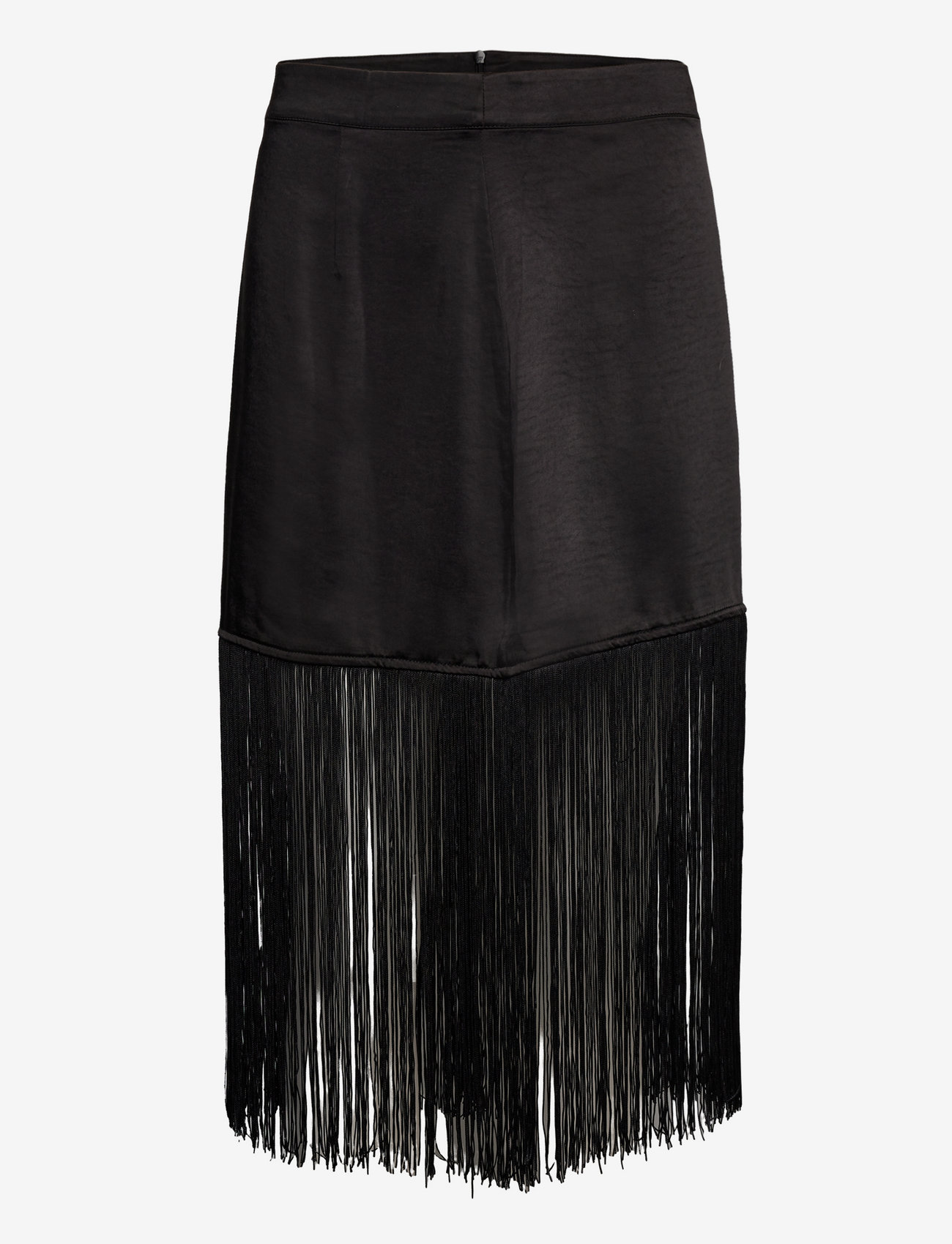 bzr - Satina Frilmo skirt - black - 0