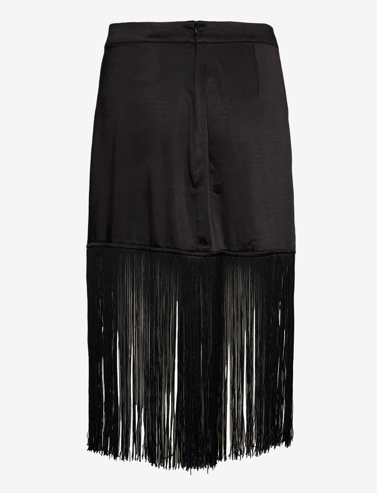 bzr - Satina Frilmo skirt - black - 1