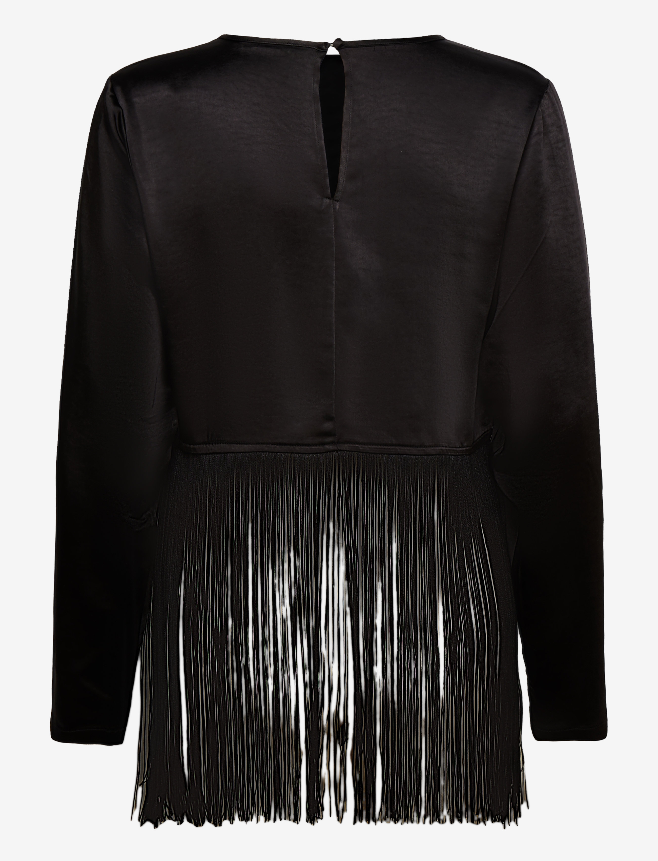 bzr - Satina Frilla top - black - 3