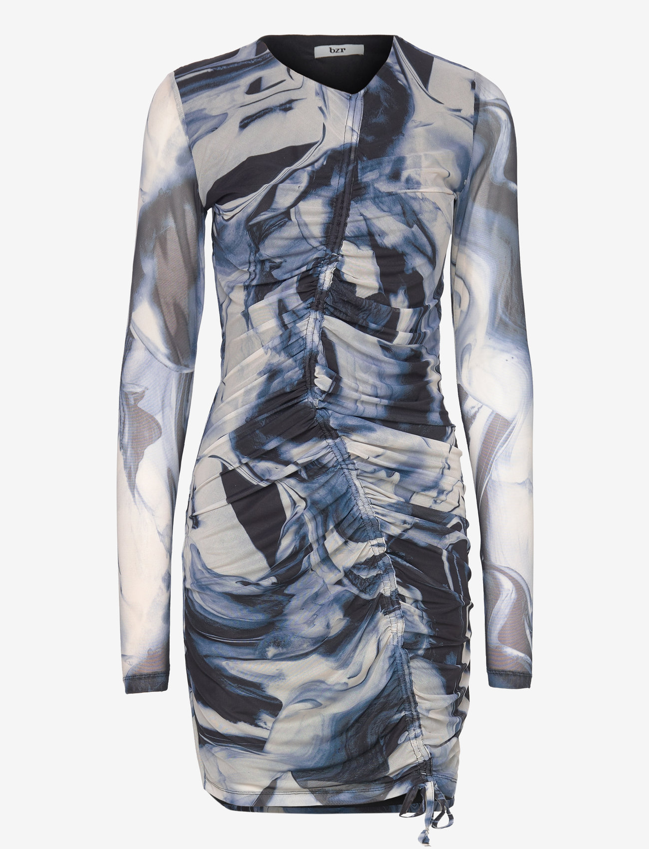 bzr - MelaBZDraw dress - fodralklänningar - blue print - 0