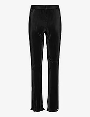 bzr - Pleata Slit pants - straight leg trousers - black - 1