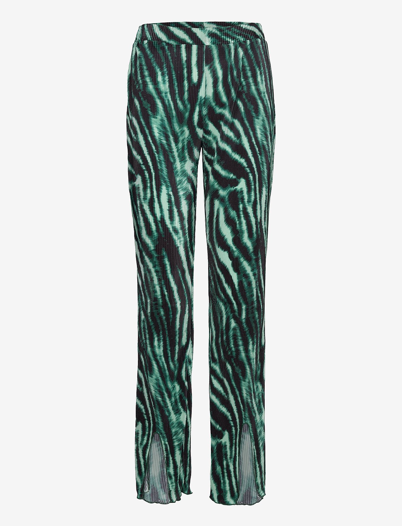 Pleata Slit pants - TEAL