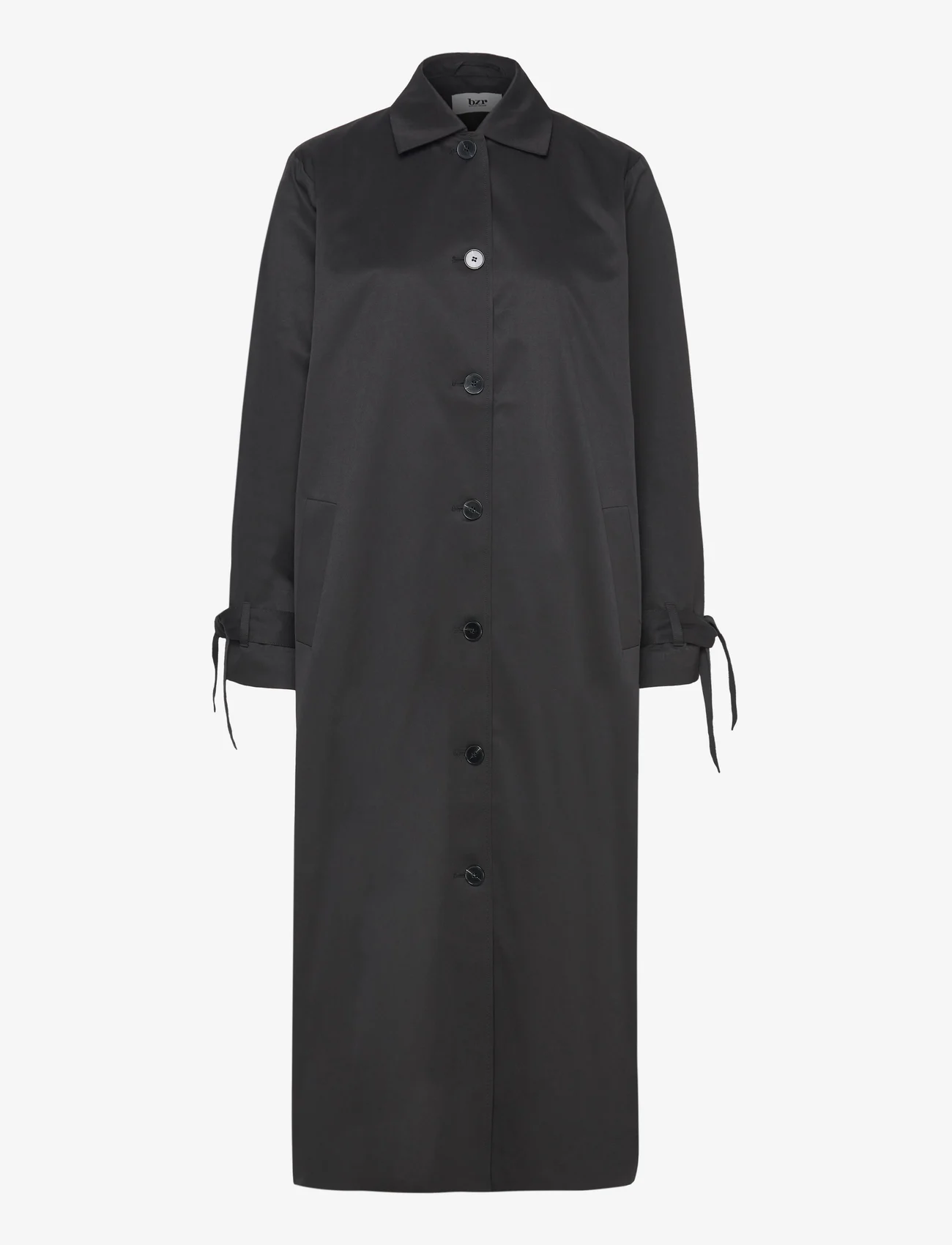 bzr - UtahBZHannah trench coat - kevättakit - black - 0