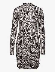 bzr - Regina Molisa dress - stramme kjoler - zebra print - 0