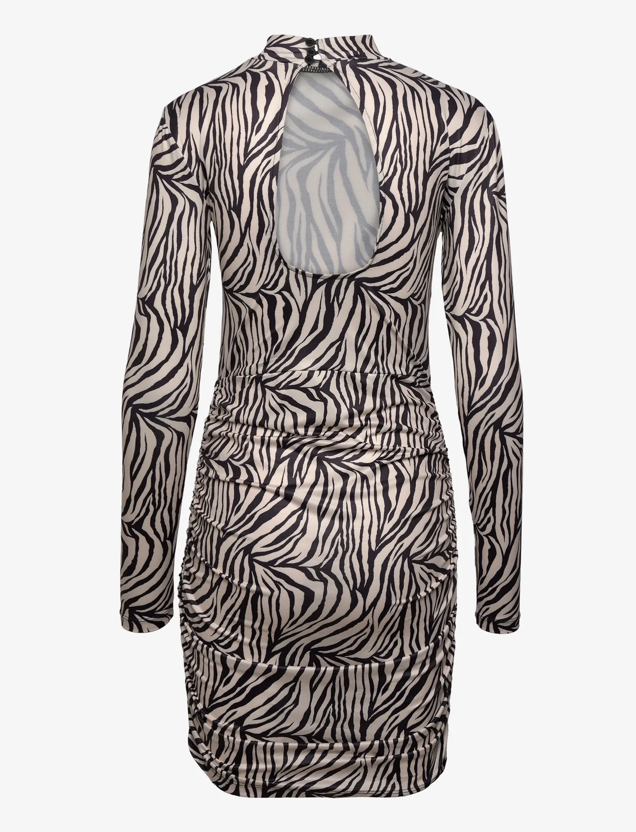 bzr - Regina Molisa dress - tettsittende kjoler - zebra print - 1