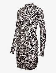 bzr - Regina Molisa dress - tettsittende kjoler - zebra print - 2