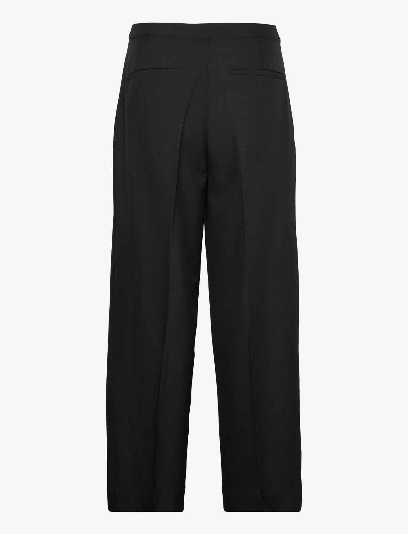 bzr - VibeBZWilde pants - dalykinio stiliaus kelnės - black - 1