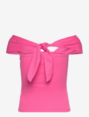 bzr - Fiona Crossover top - sleeveless tops - pink - 1