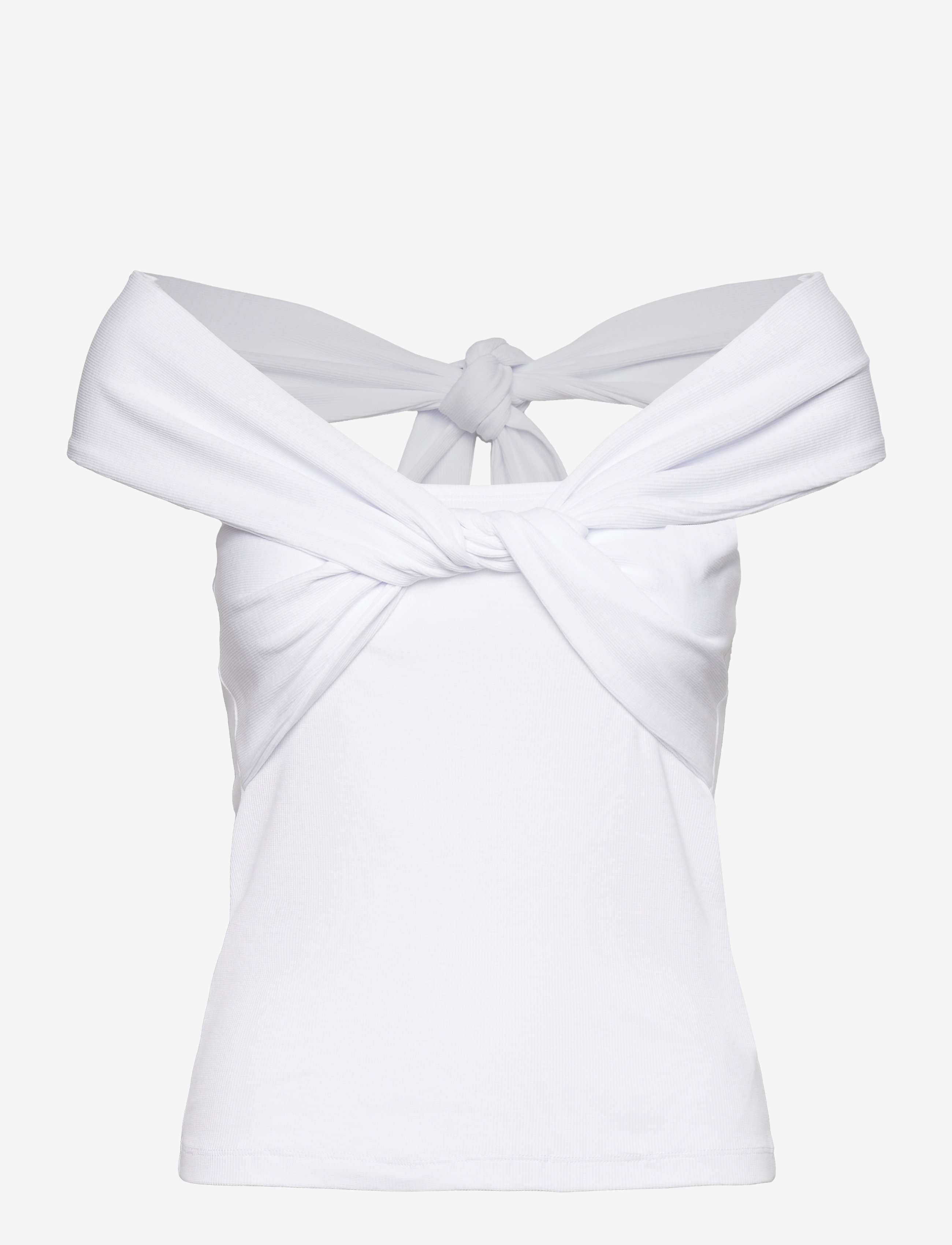 bzr Fionabzcrossover Top, L, White, T-Shirts & Toppe > Uden Ærmer, Dame