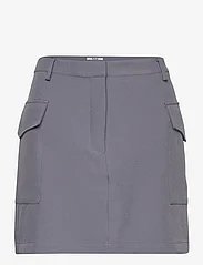 bzr - VibeBZCargo miniskirt - korta kjolar - grey - 0
