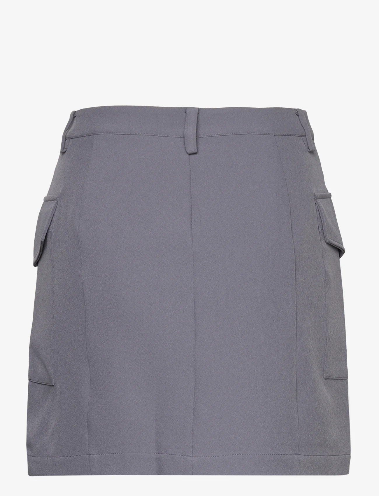 bzr - VibeBZCargo miniskirt - short skirts - grey - 1