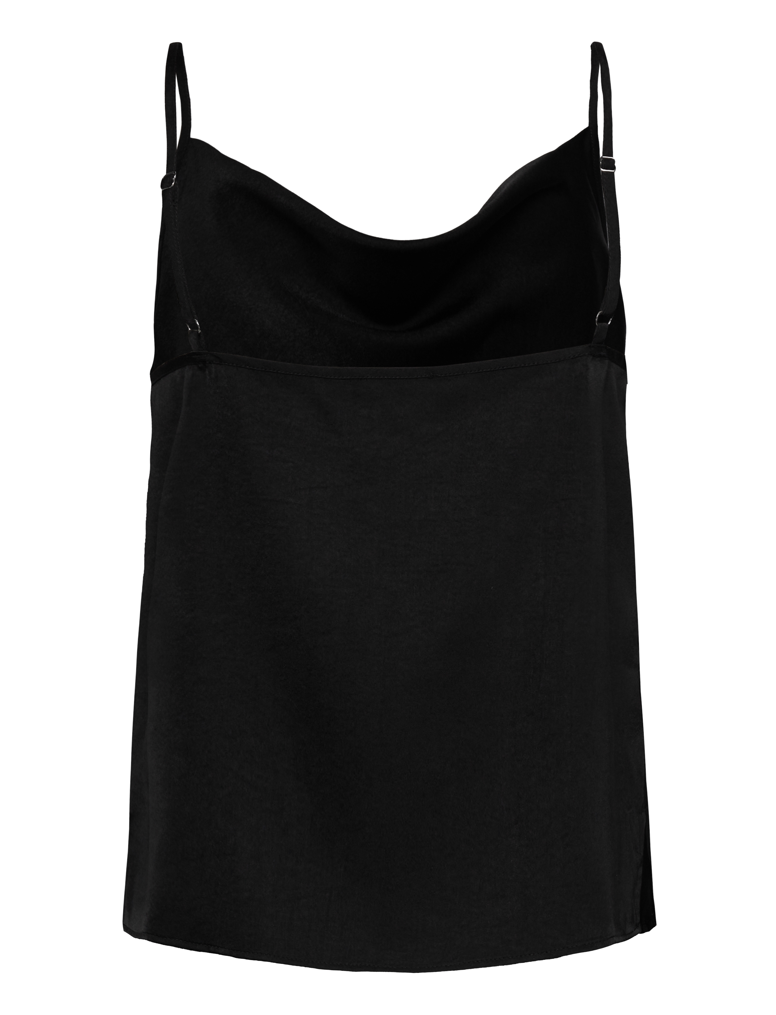 bzr - SatinasBZLumen top - black - 1