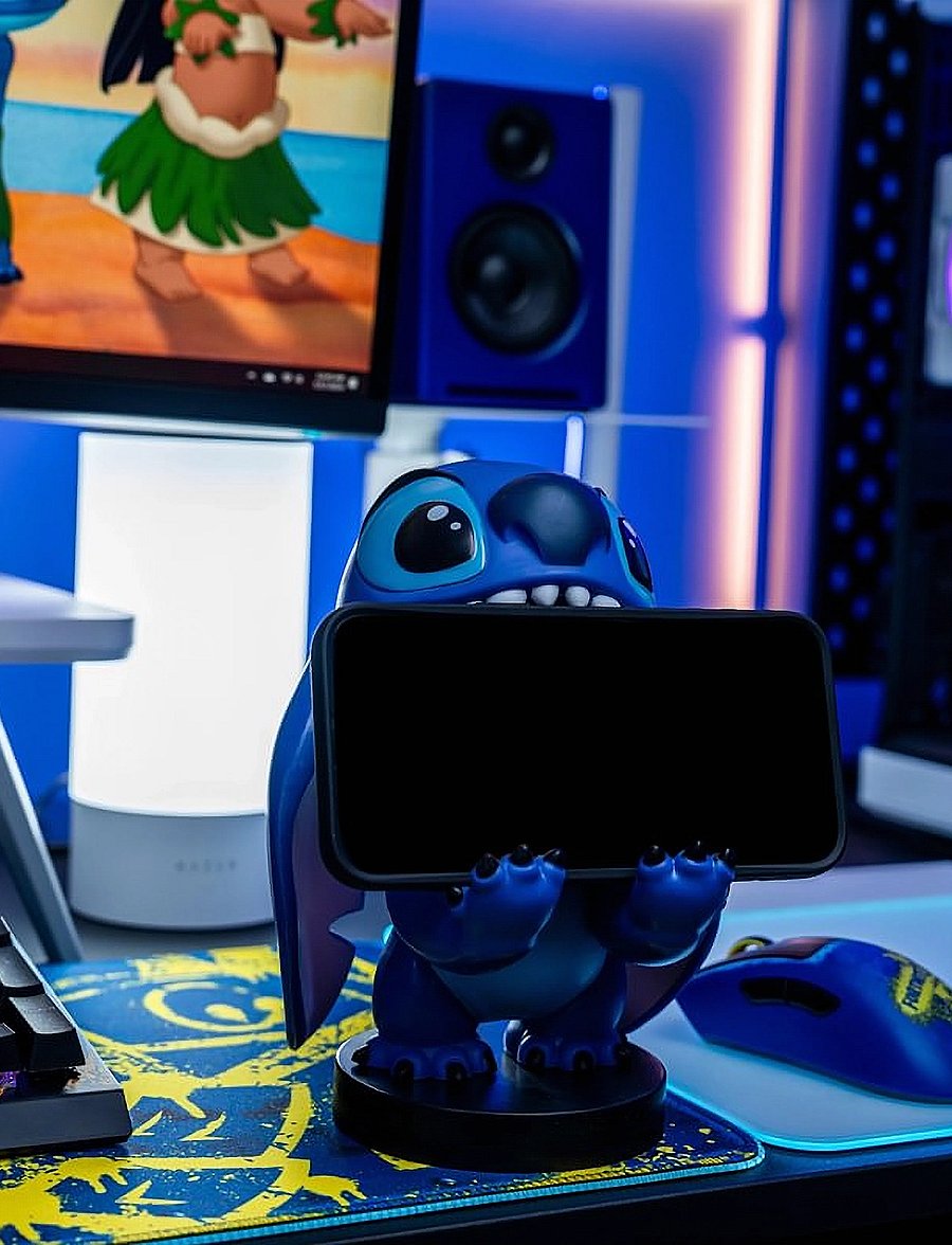 Lilo & Stitch - CABLE GUYS - SMILEY STITCH - stativ & laddningsstationer - purple - 0