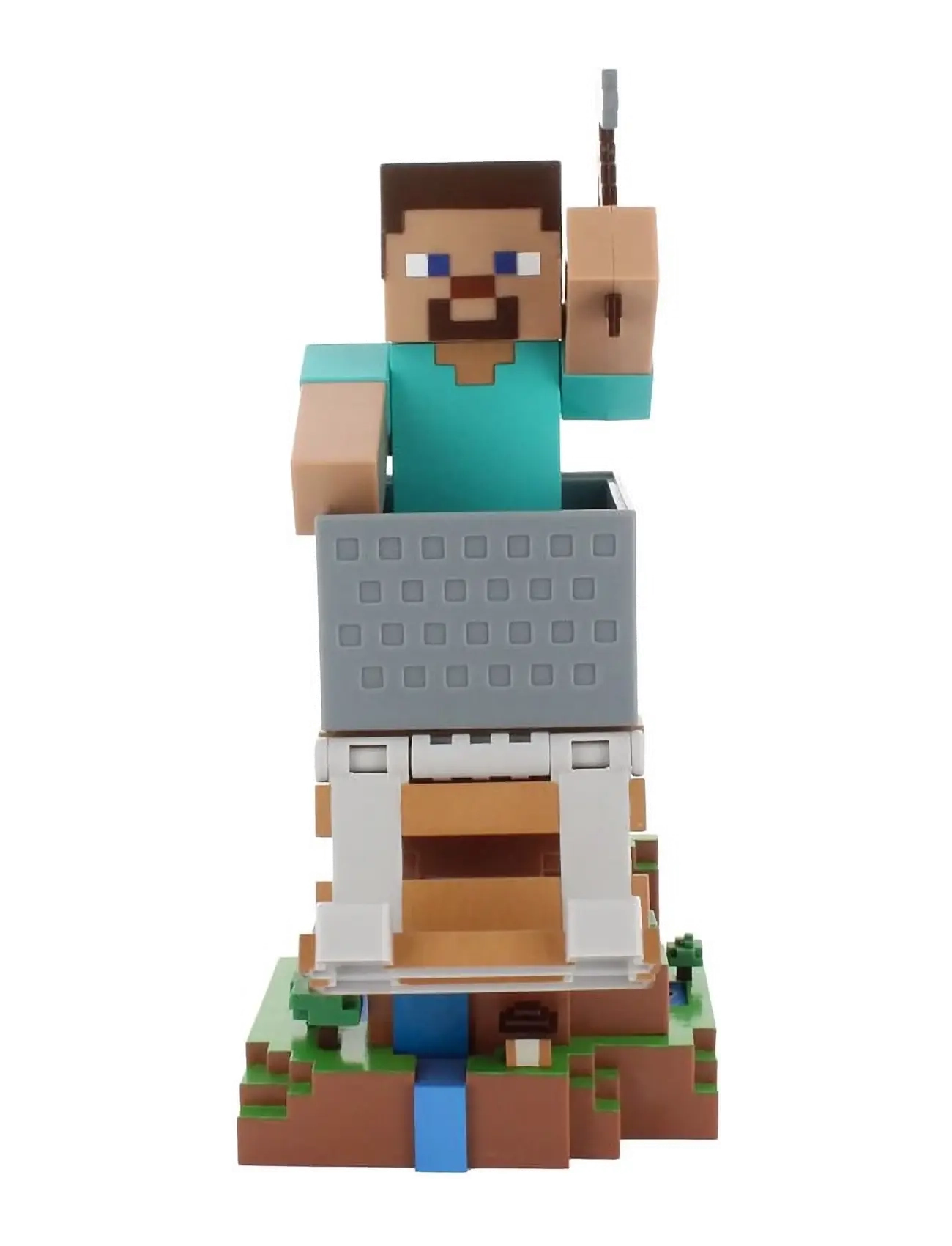 Minecraft Cable Guys - Minecraft Steve R.e.s.t, H:25 cm, Blue, Børneindretning > Dekorationstilbehør-Detaljer, Børn