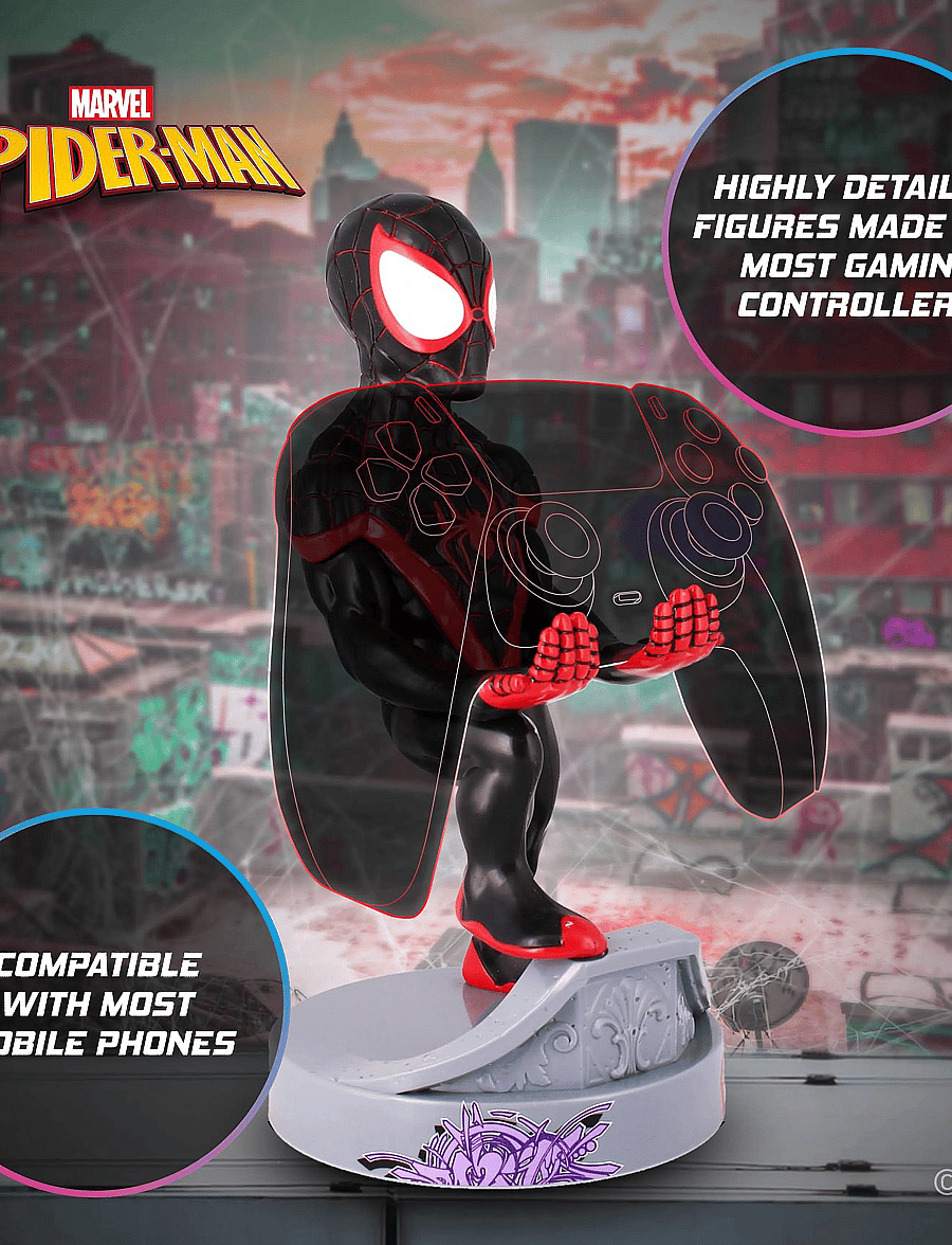 Cable Guy - CABLE GUYS - MILES MORALES SPIDERMAN- Mobil and consol holder - die niedrigsten preise - black - 2