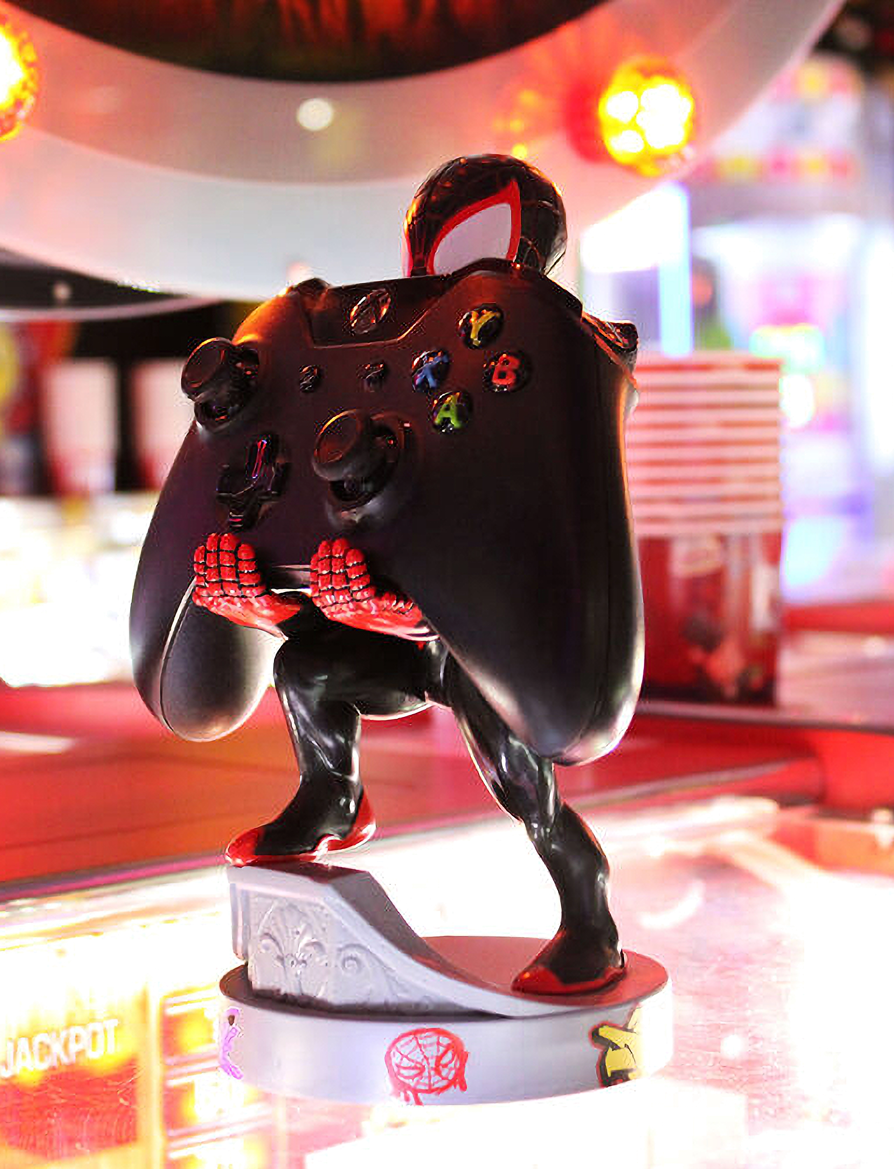 Spider-man CABLE GUYS - MILES MORALES SPIDERMAN- Mobil and consol holder - Weihnachtsgeschenke - BLACK / multi