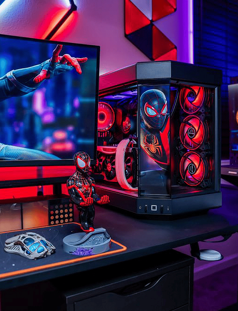 Ämblikmees - CABLE GUYS - MILES MORALES SPIDERMAN- Mobil and consol holder - dekoratsioonid - black - 5