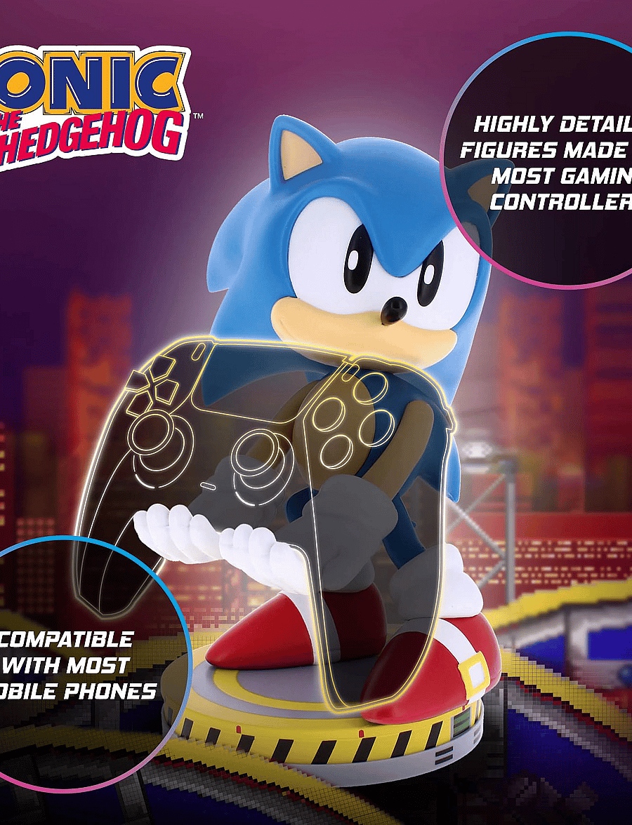 Sonic - CABLE GUYS - CLASSIC SONIC- Mobil and consol holder - konsolen - blue - 0