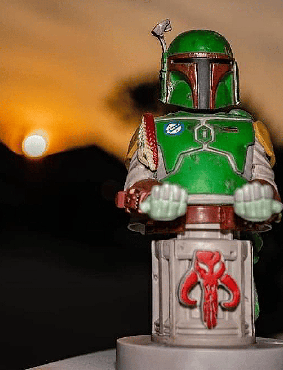 Cable Guy - CABLE GUYS - BOOK OF BOBA FETT- Mobil and consol holder - green - 0
