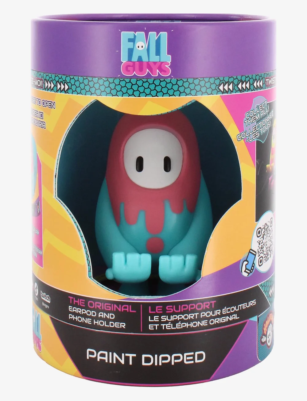 Cable Guy - HOLDEM - MEDIA TONIC FALL GUYS PAINT DIPPED - halter & ladestationen - multi-coloured - 4