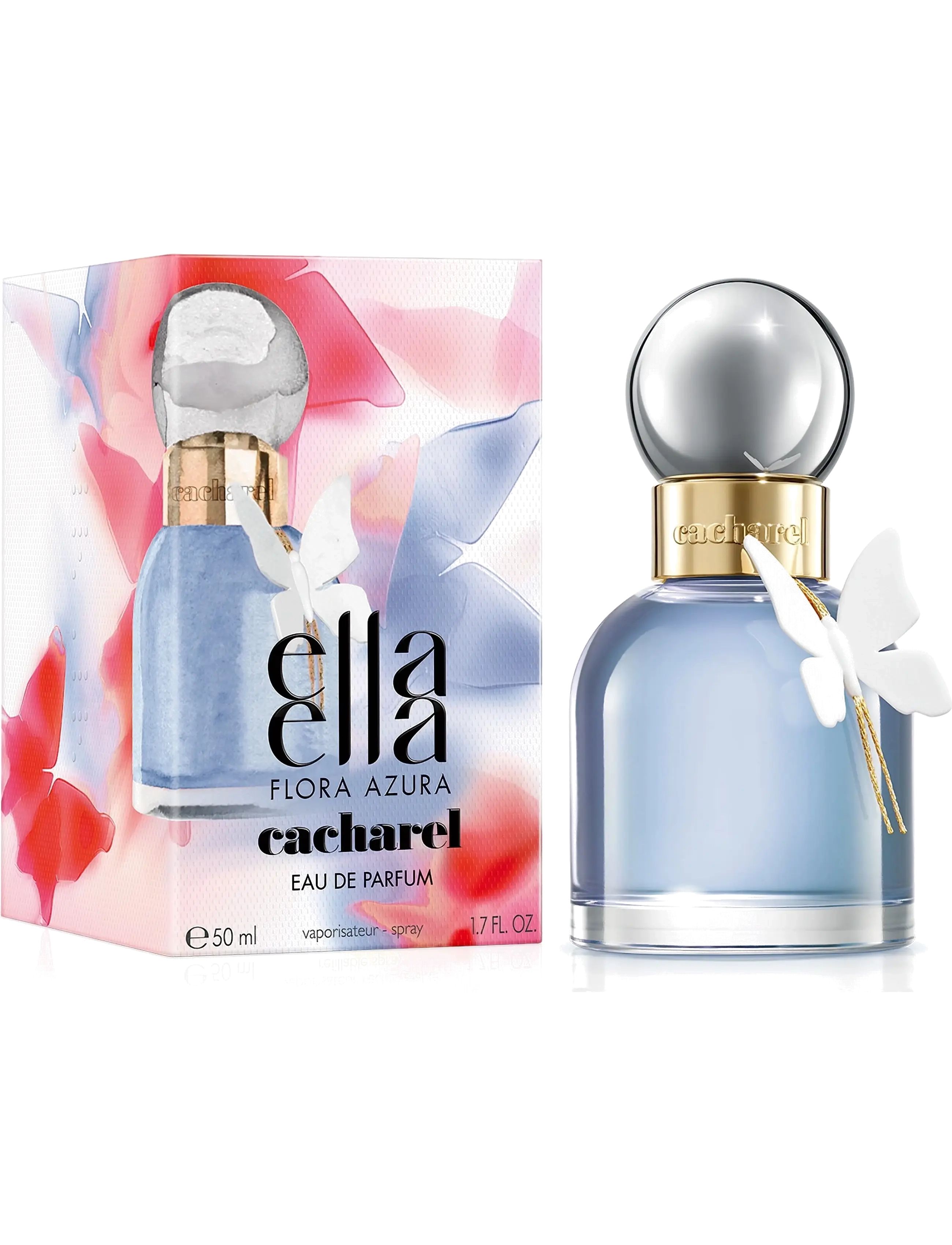 Cacharel - ELLA ELLA FLORA AZURA Eau de parfum 100 ml - redo för date night - clear - 1