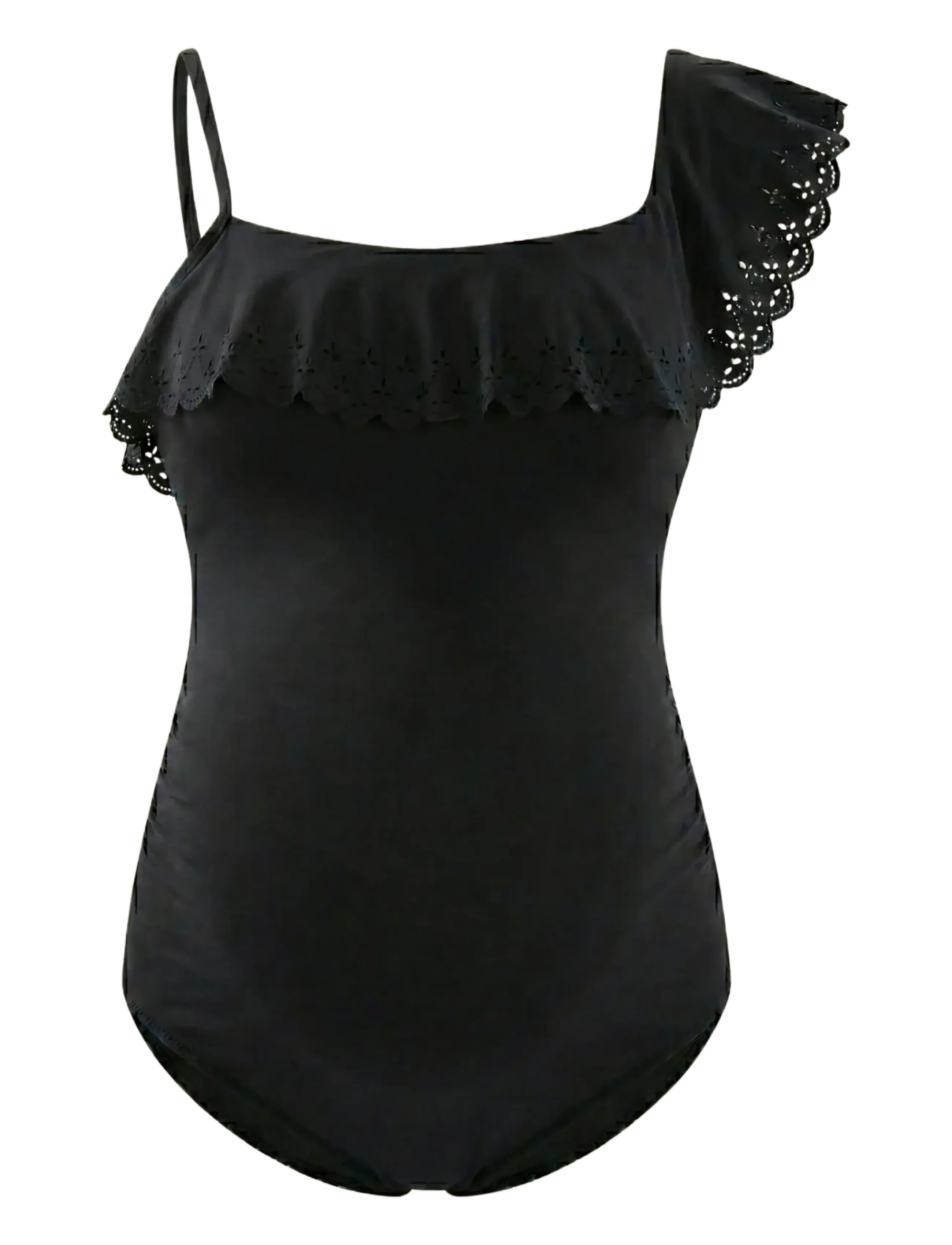 Cache Coeur Maternity Swimsuit One Piece Bloom, 38, Bademode, Schwarz - Swimsuits, Frauen