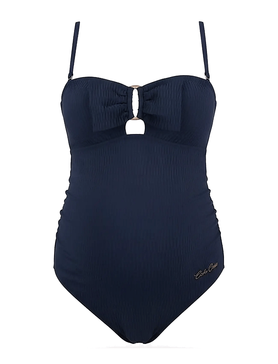 Cache Coeur - Maternity Swimsuit one piece Bamboo - baddräkter - navy - 1