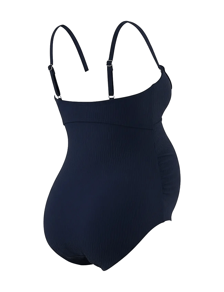 Cache Coeur - Maternity Swimsuit one piece Bamboo - baddräkter - navy - 2