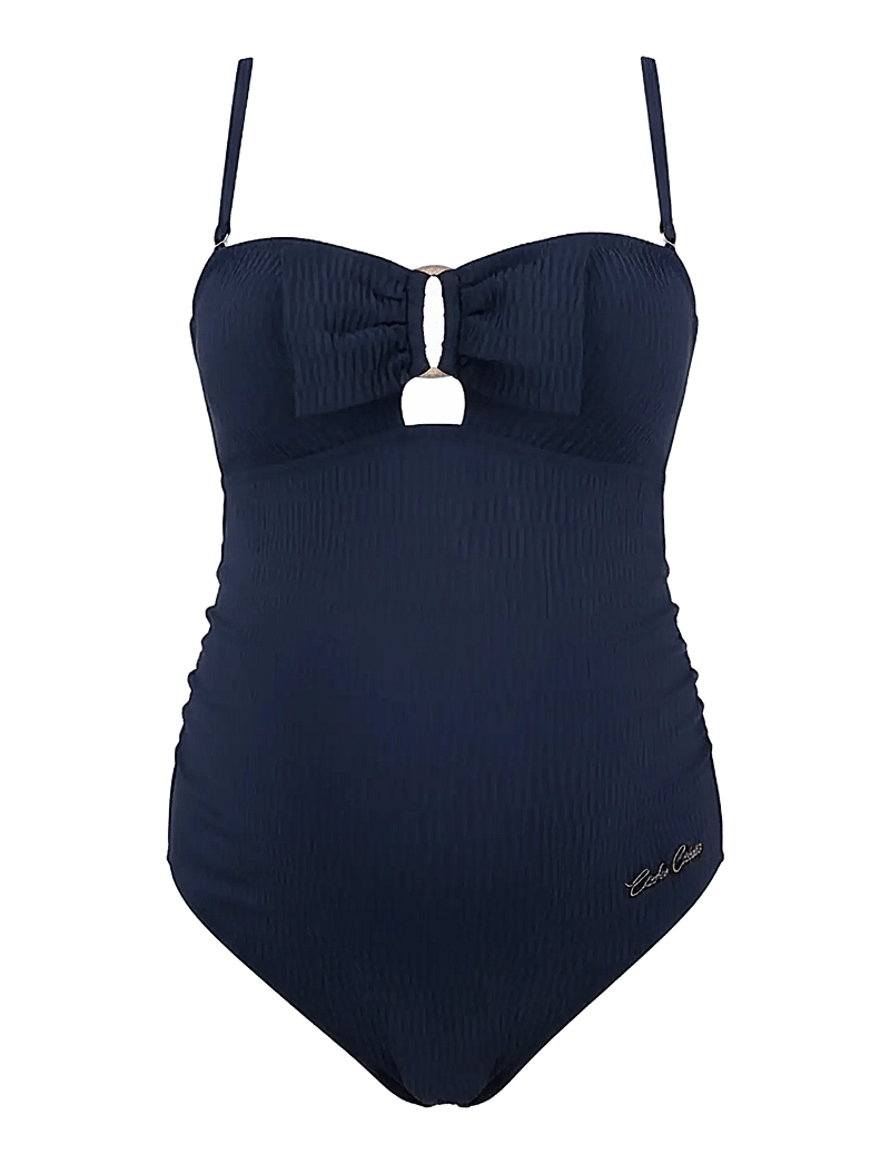 Cache Coeur - Maternity Swimsuit one piece Bamboo - badedragter - navy - 1
