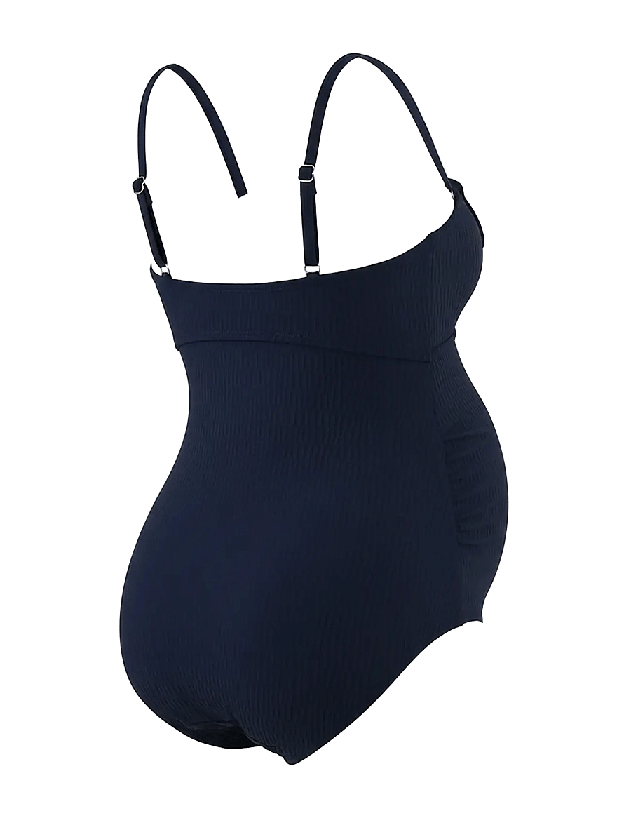Cache Coeur - Maternity Swimsuit one piece Bamboo - badeanzüge - navy - 2