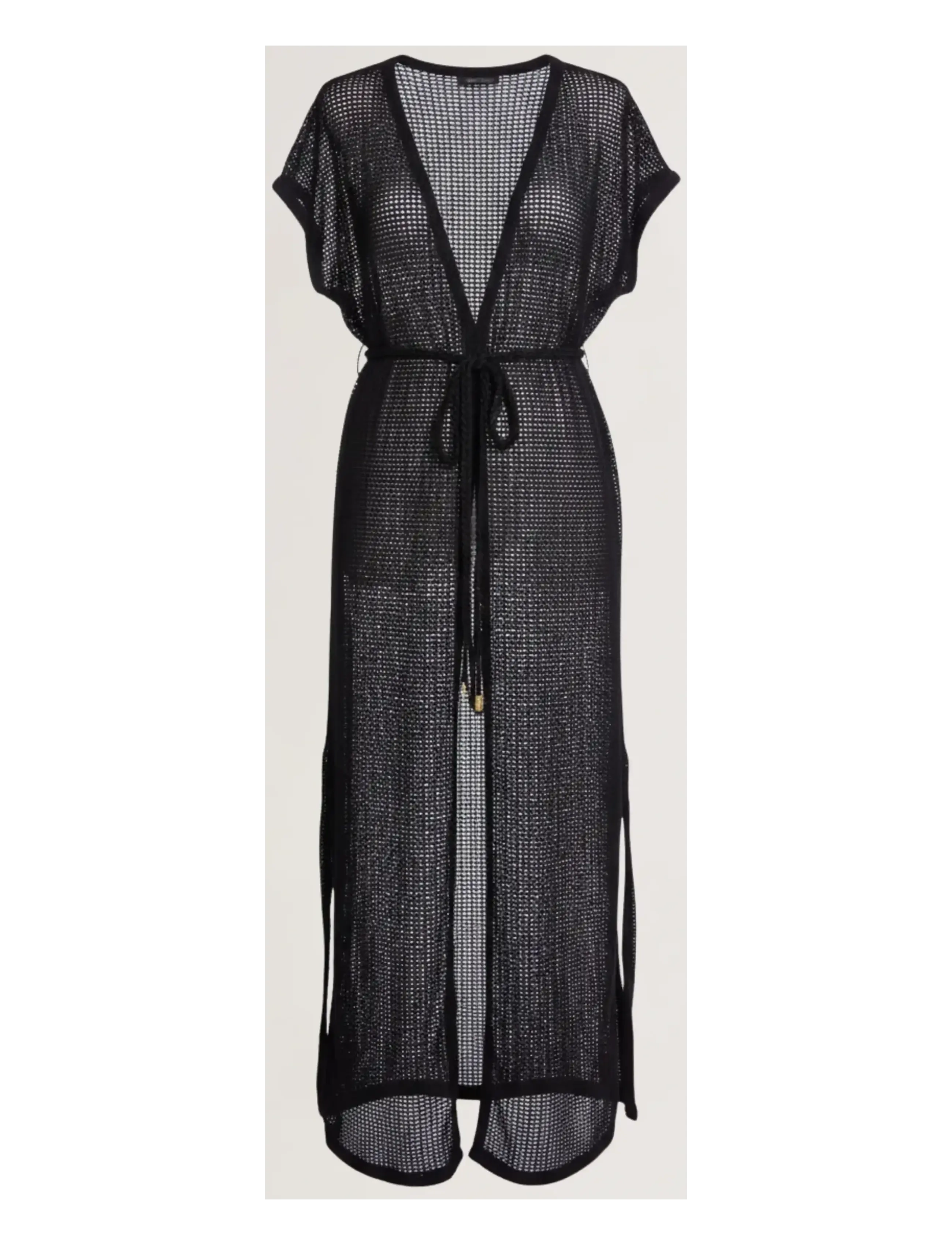 Cache Coeur Maternity Long  Caftan MILOS - Strandtøj - BLACK / black