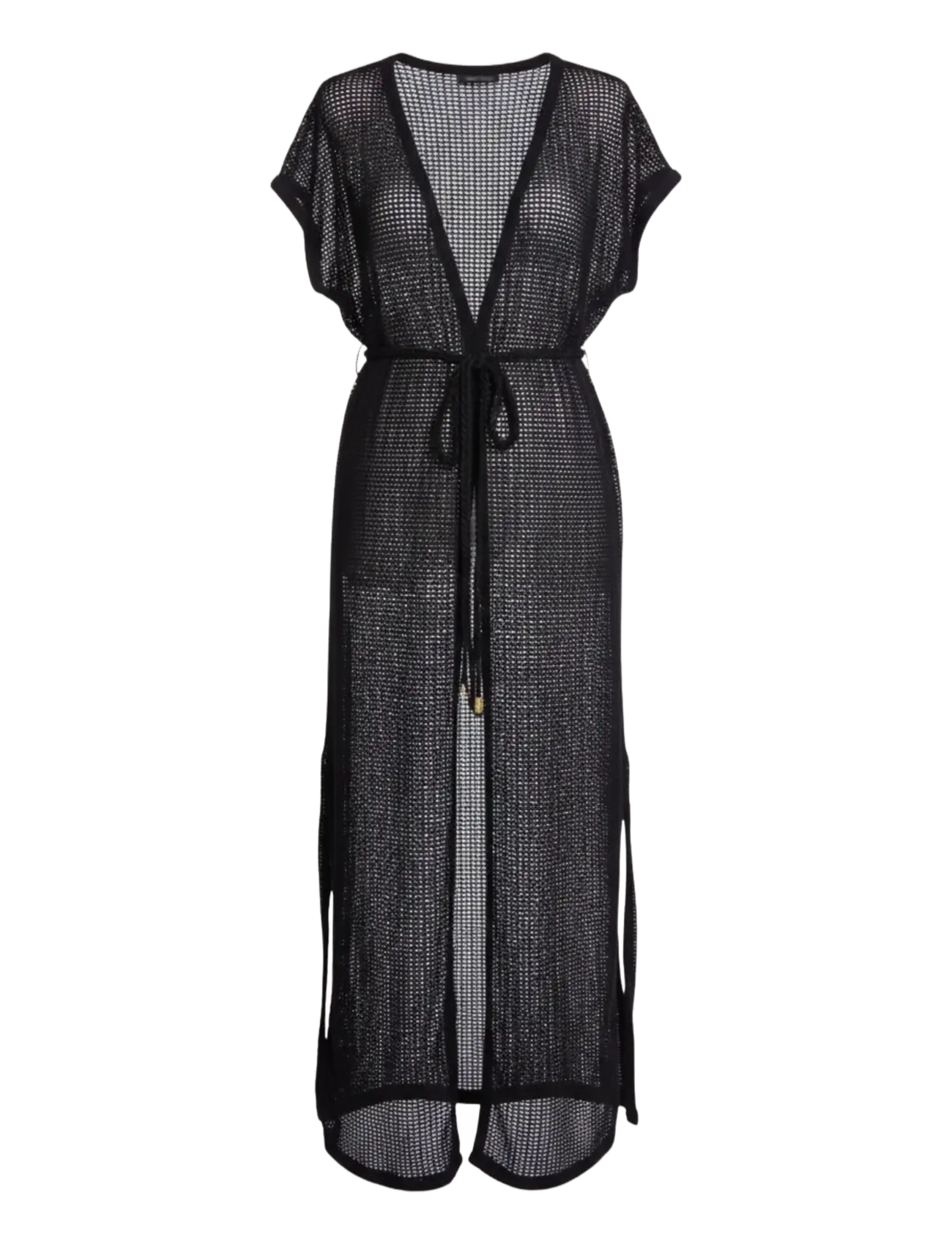 Cache Coeur Maternity Long  Caftan MILOS - strandtøj - black - Ventetøj - BLACK / black