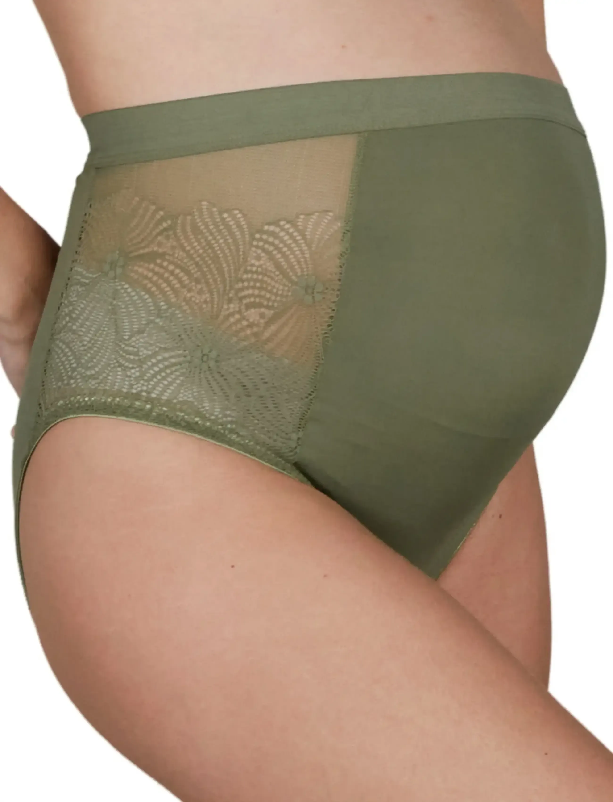 Cache Coeur - Maternity brief Dahlia - undertøj - khaki - 4