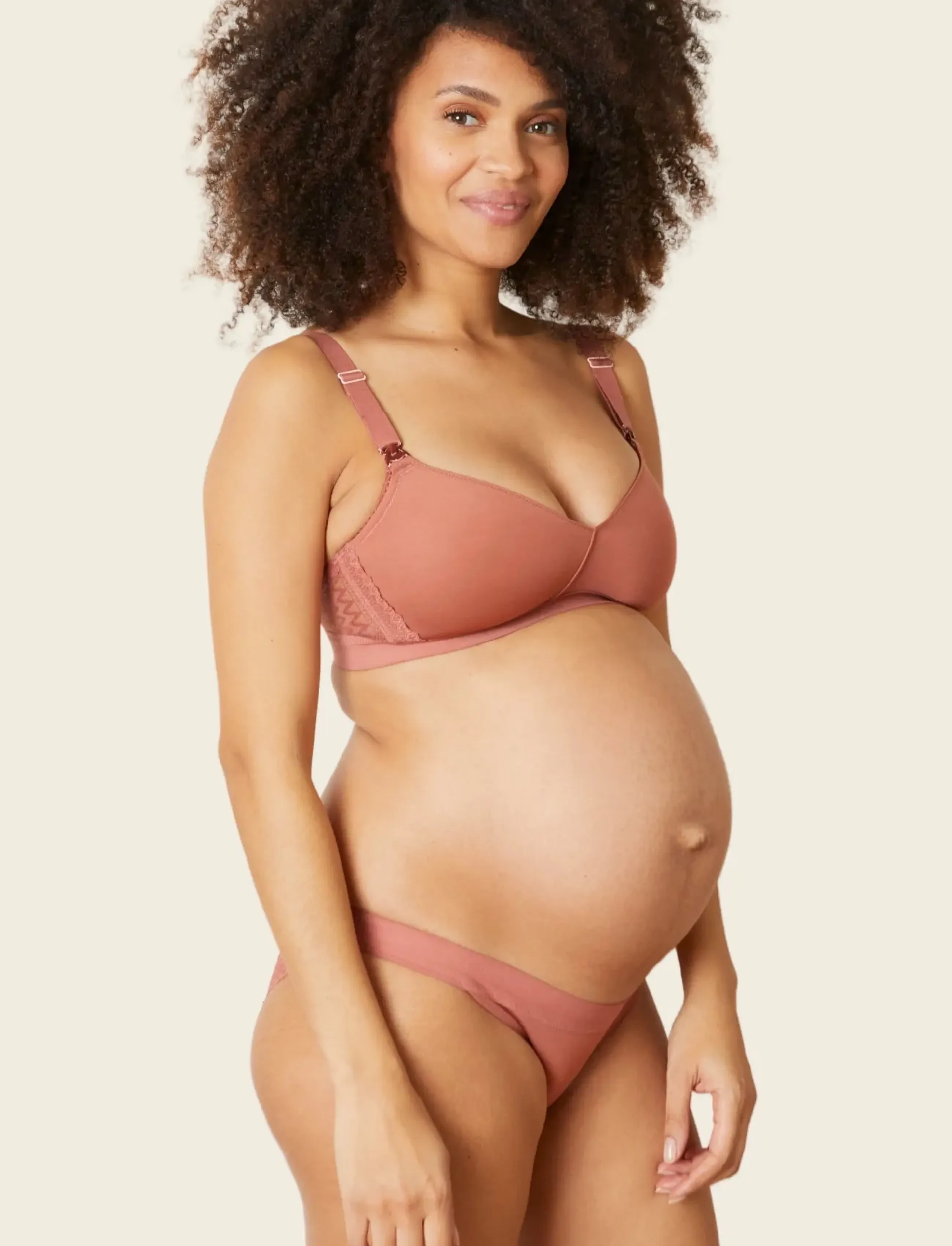 Cache Coeur - Maternity brief Serena - undertøj - terracota - 4