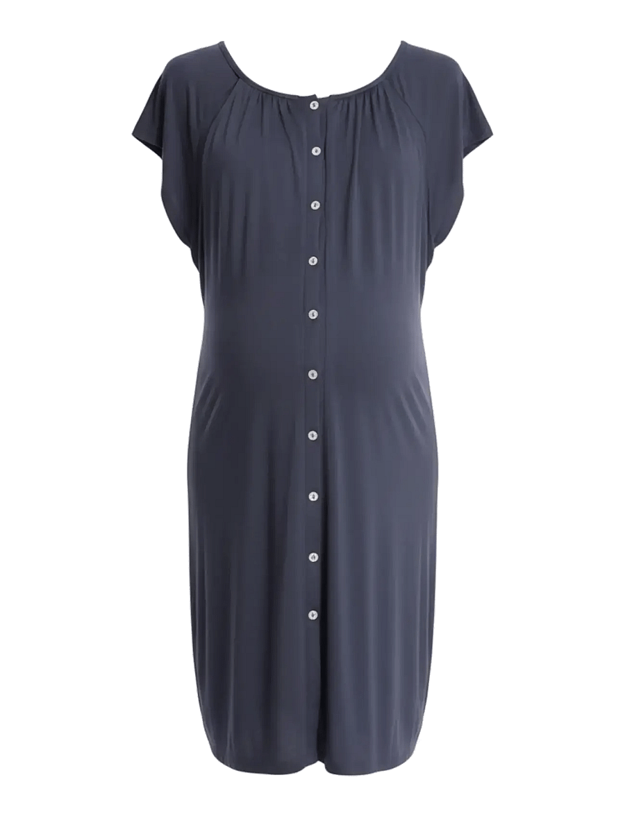 Cache Coeur - Maternity and nursing nightdress Louna - underkläder - midnight blue - 1
