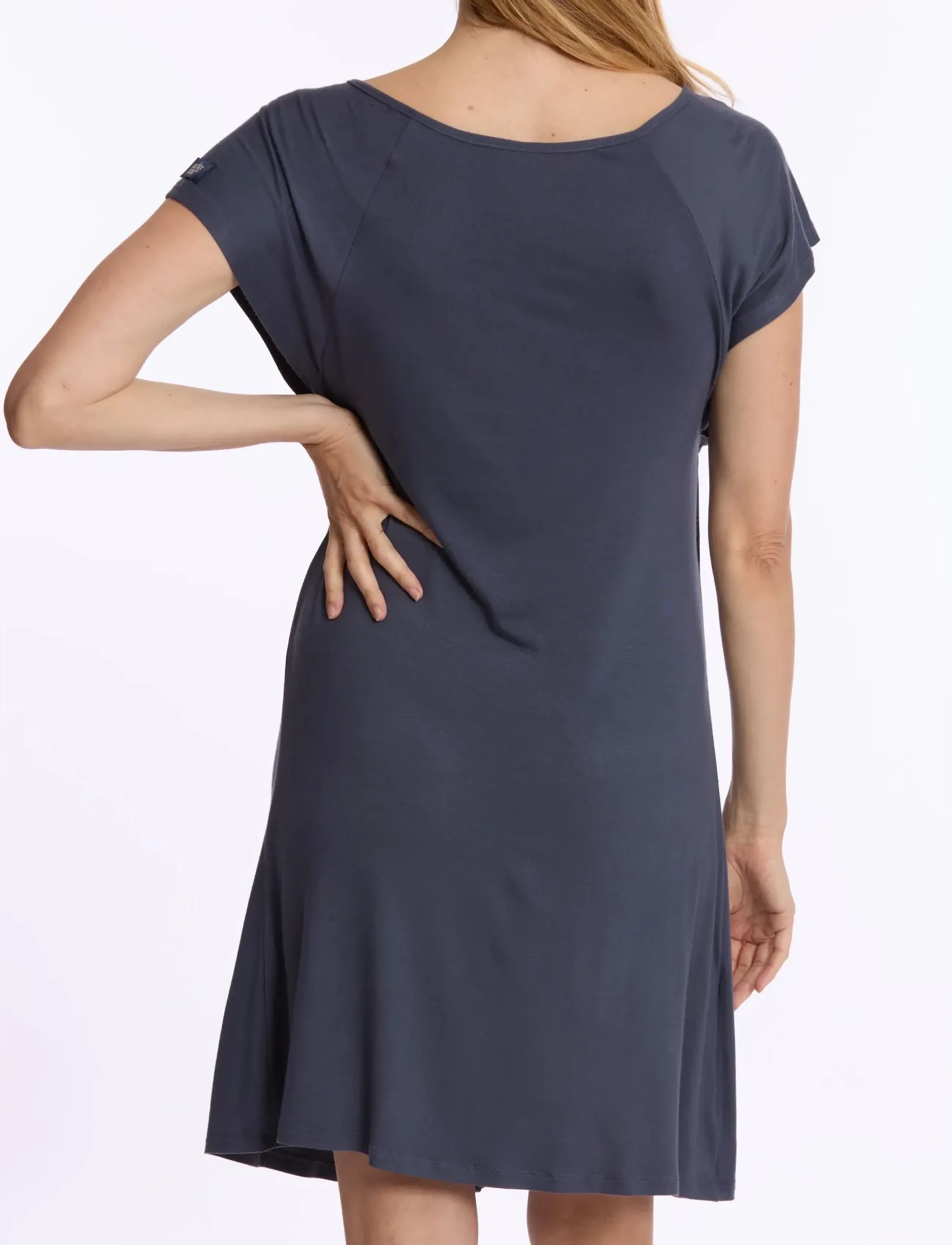 Cache Coeur - Maternity and nursing nightdress Louna - underkläder - midnight blue - 3