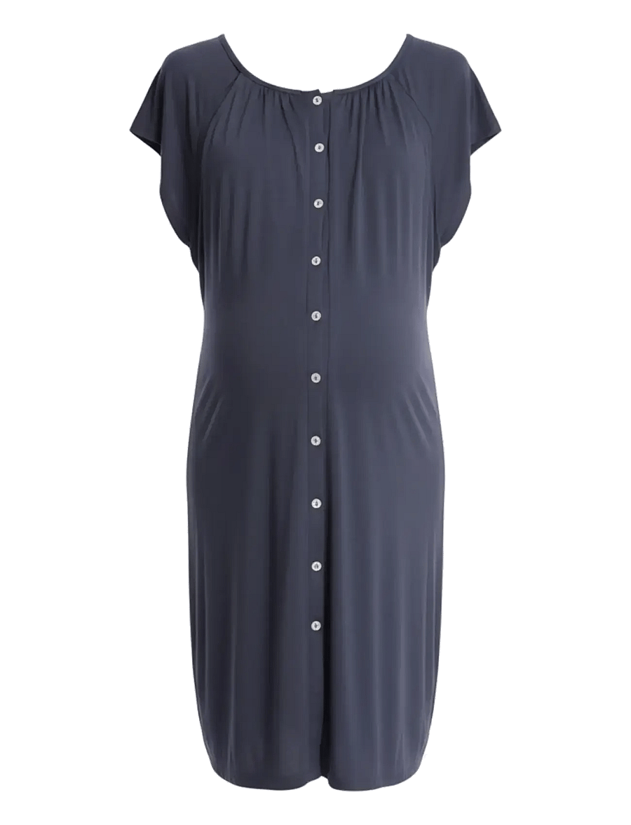 Cache Coeur - Maternity and nursing nightdress Louna - underkläder - midnight blue - 1