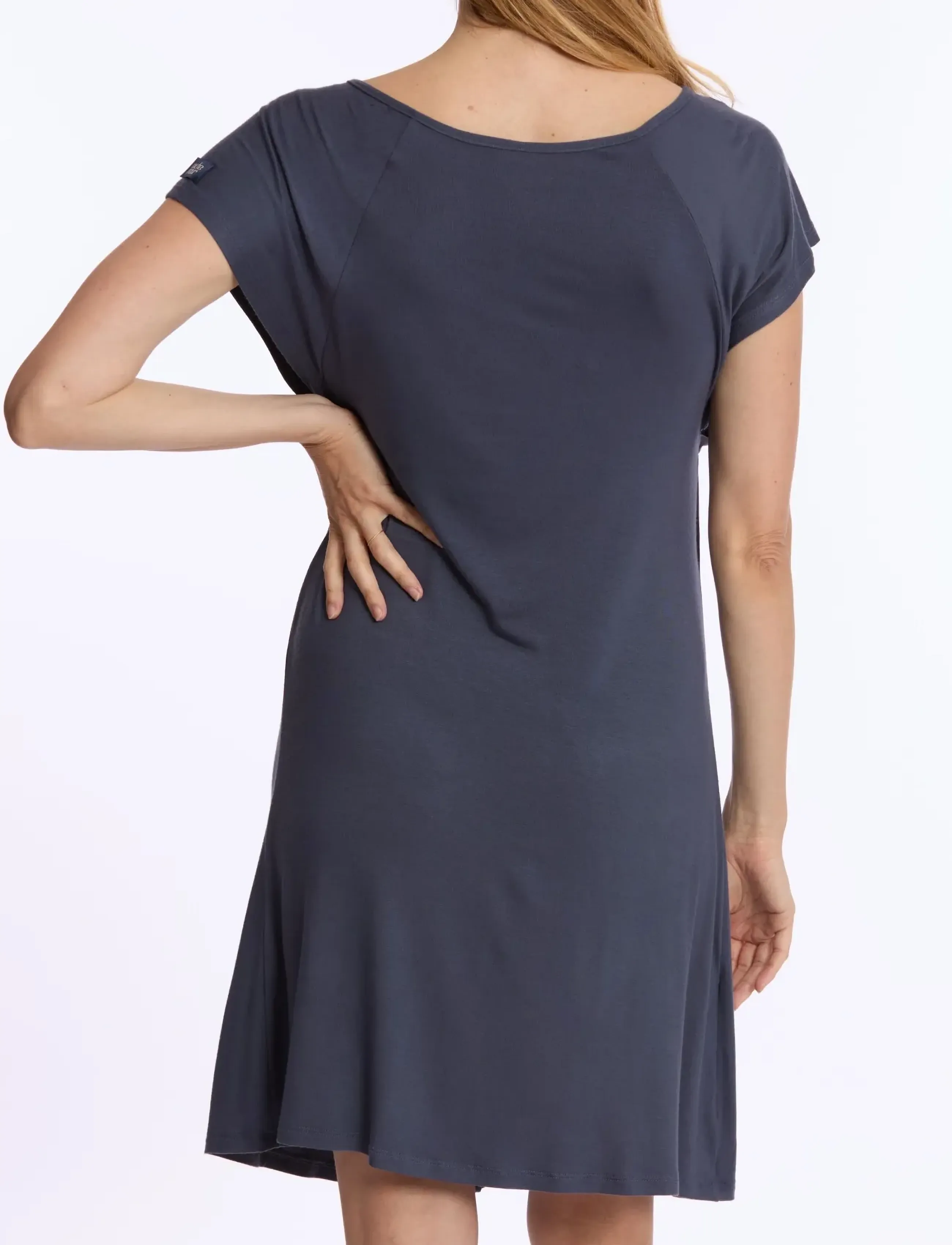 Cache Coeur - Maternity and nursing nightdress Louna - underkläder - midnight blue - 3