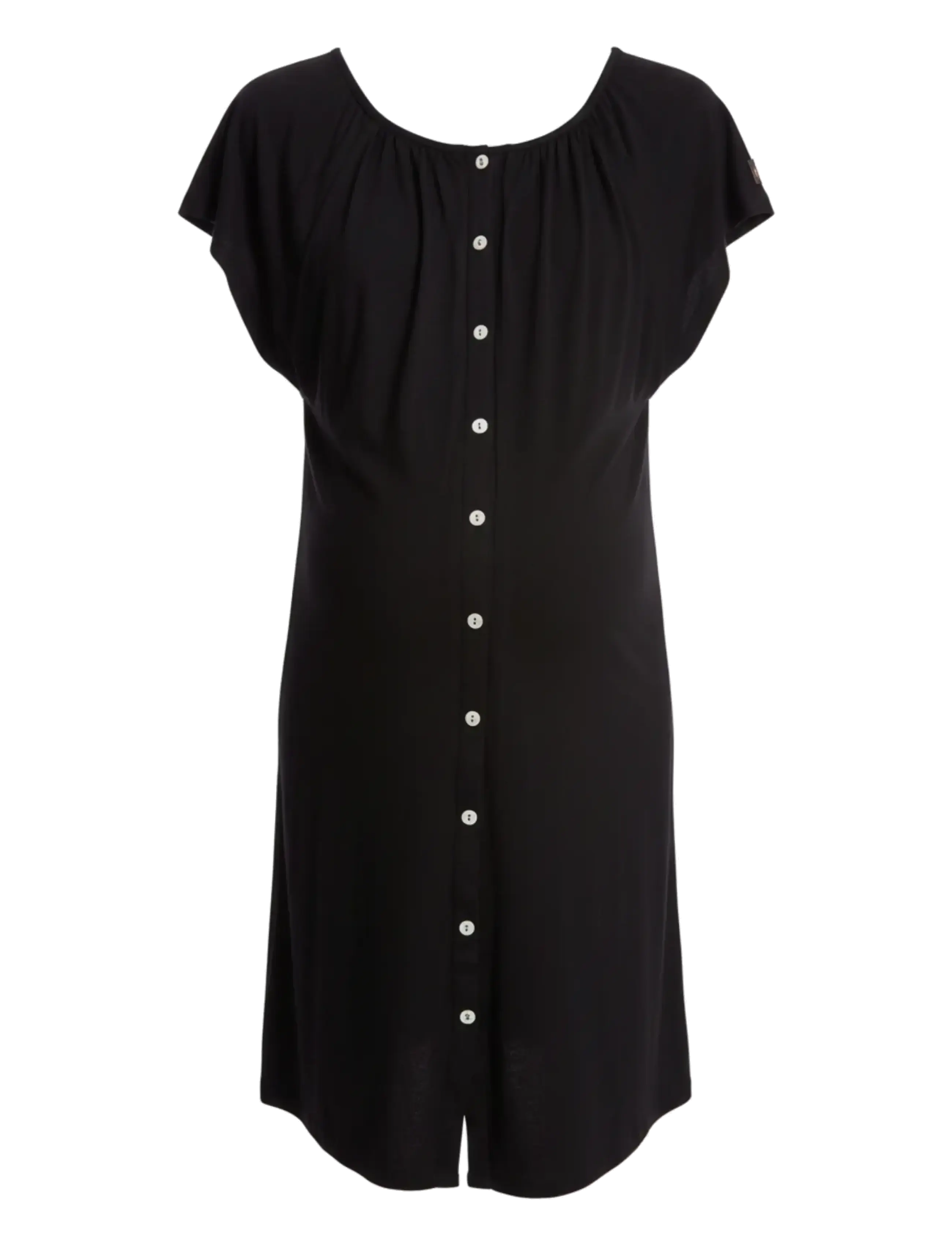 Cache Coeur Maternity and nursing nightdress Louna - Cache Coeur - BLACK / black