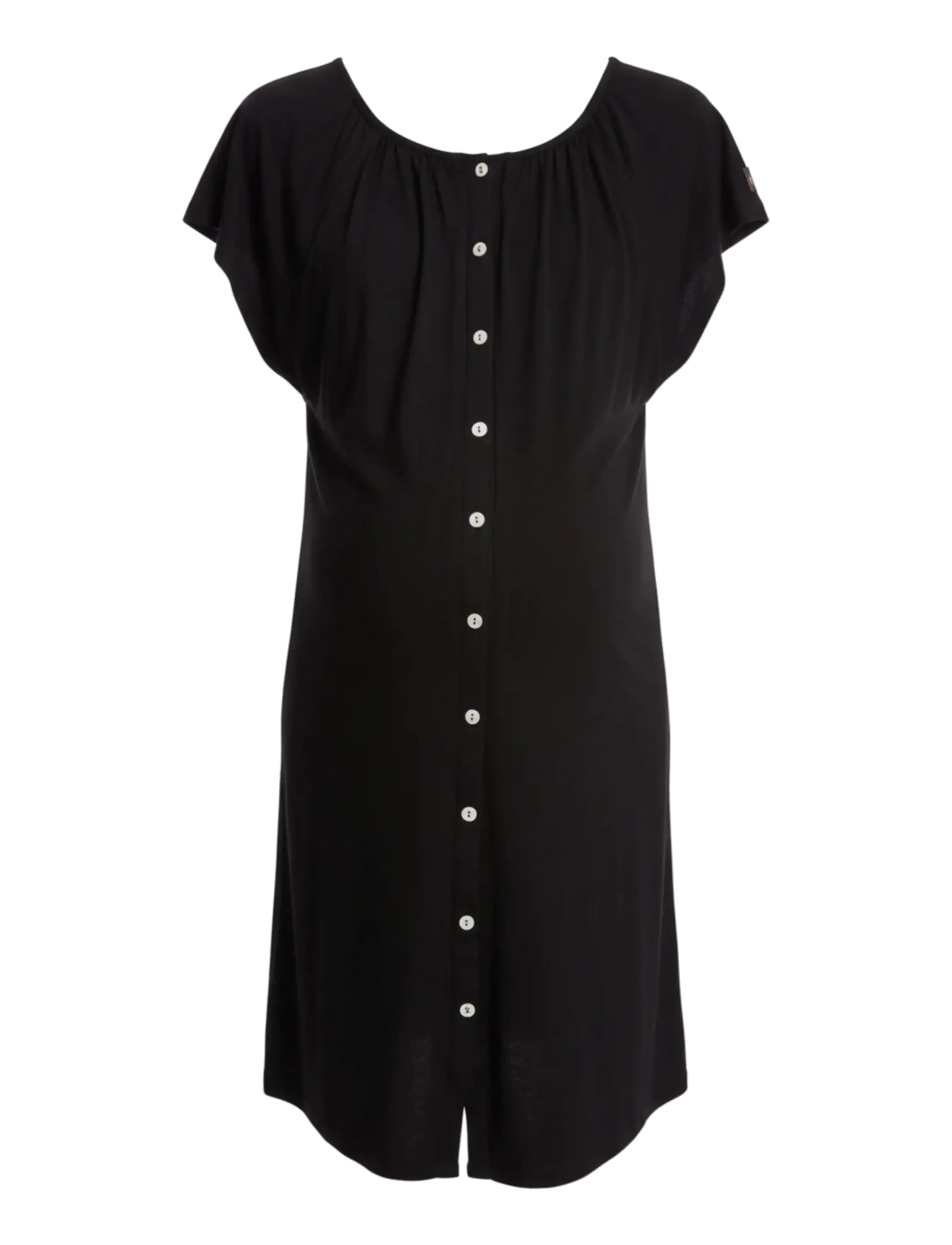 Cache Coeur Maternity and nursing nightdress Louna - Til Mor - BLACK / black