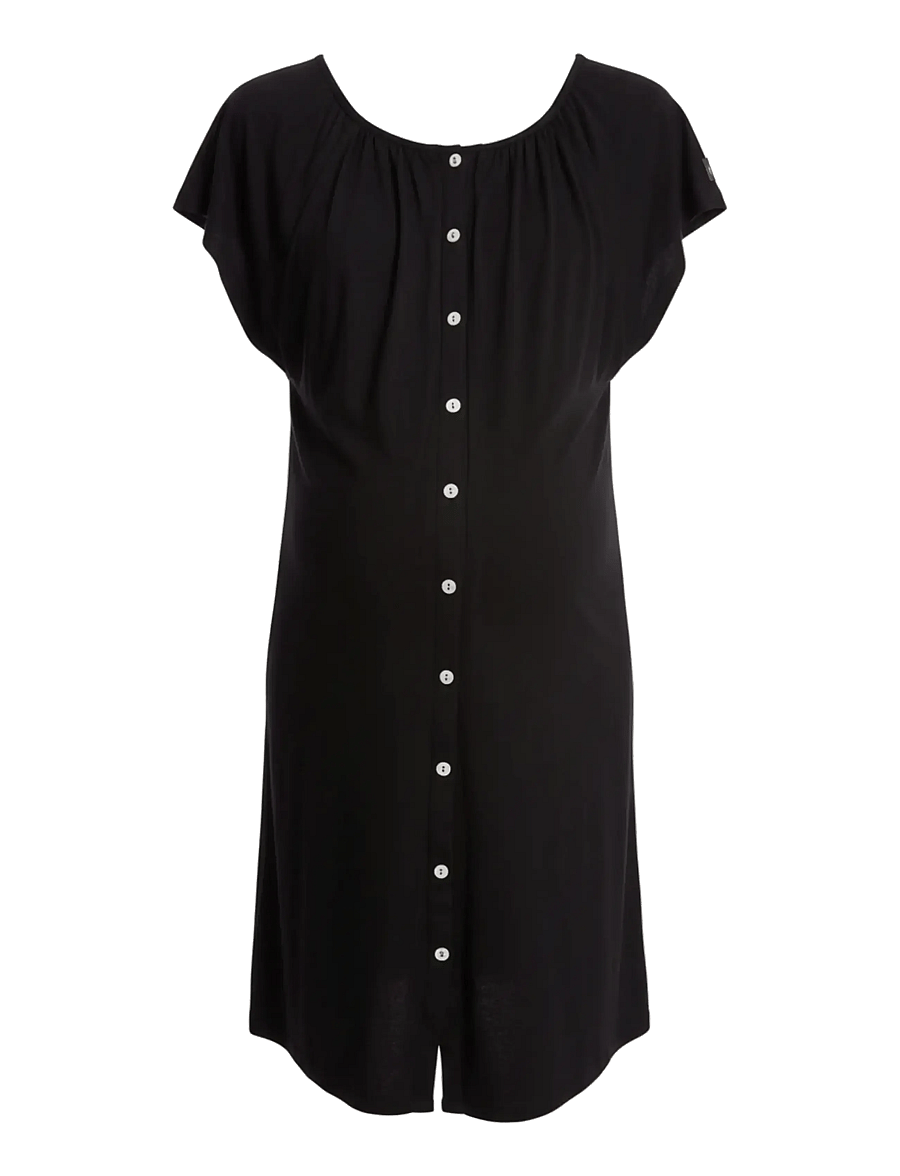 Cache Coeur - Maternity and nursing nightdress Louna - underkläder - black - 1