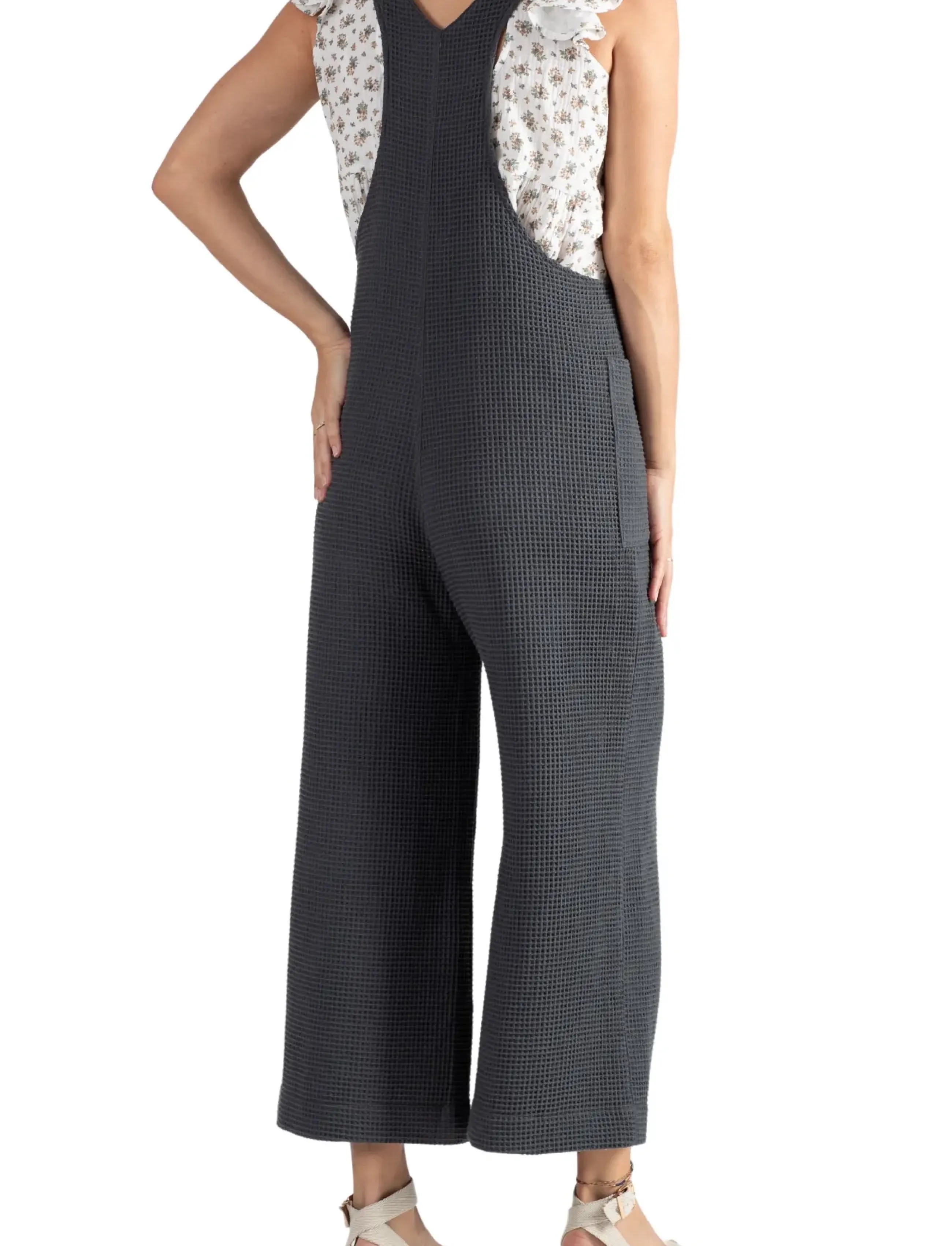 Cache Coeur - MATERNITY AND NURSING OVERALLS MAYA - anthracite - 4