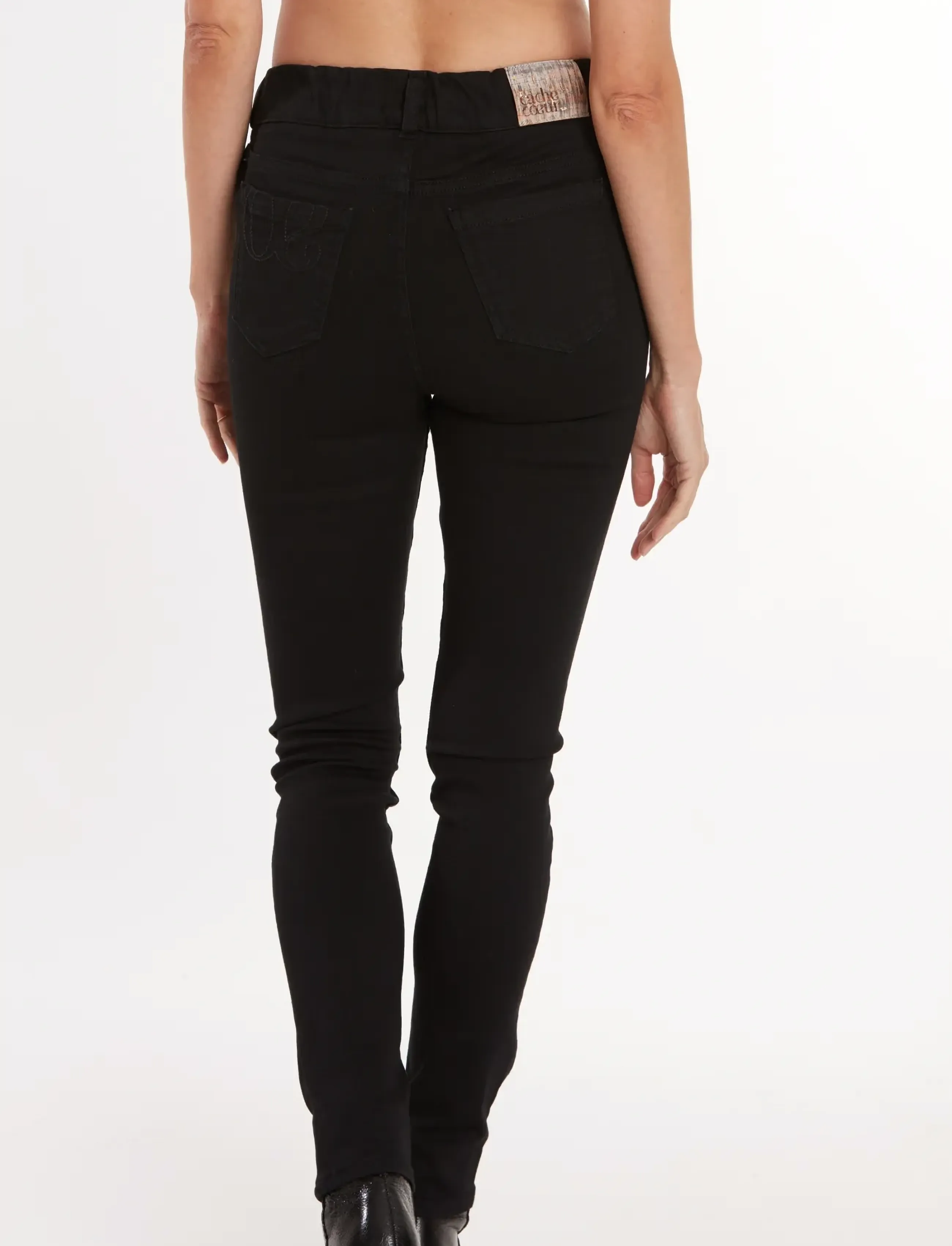 Cache Coeur - MATERNITY JEANS SHARON - black - 3