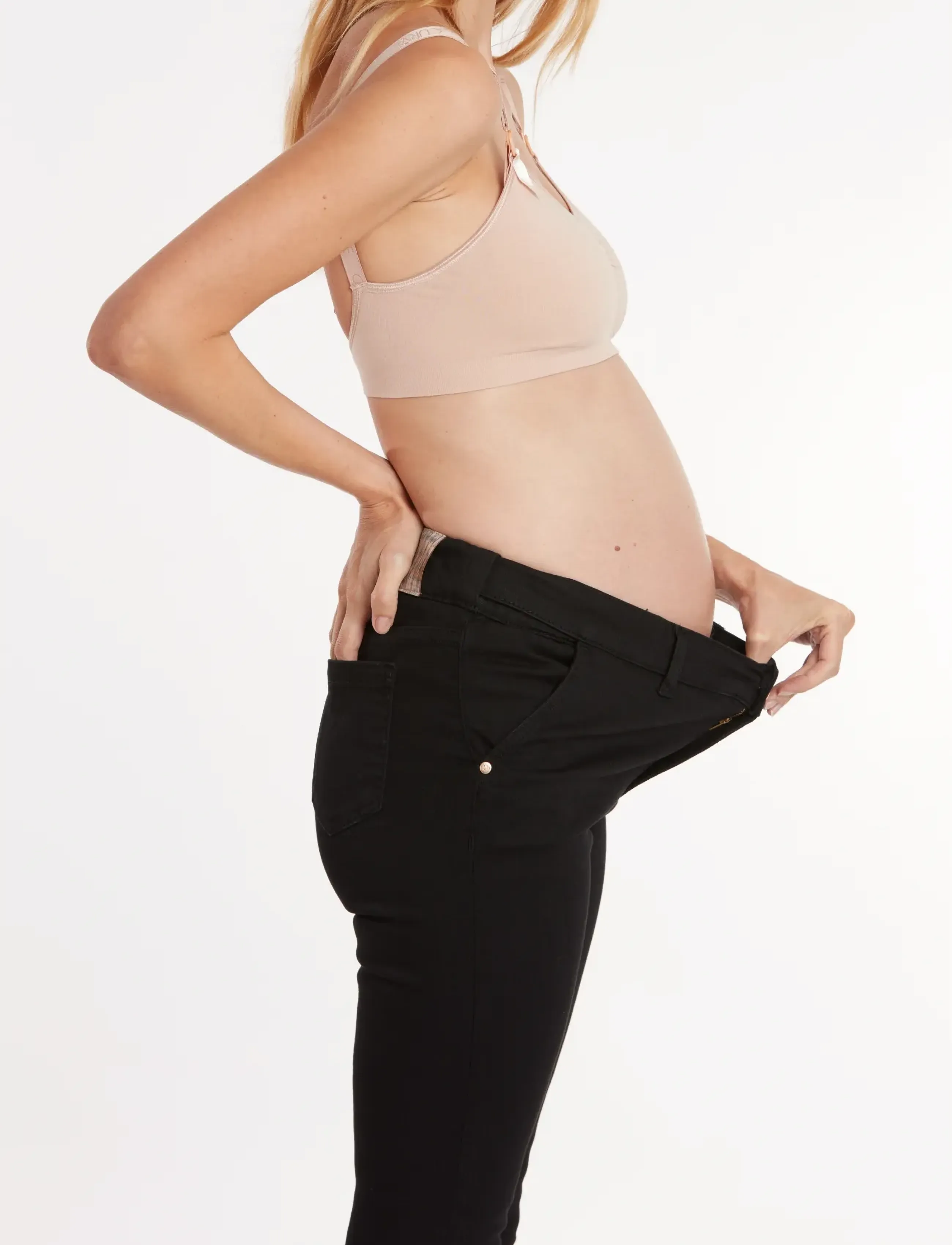 Cache Coeur - MATERNITY JEANS SHARON - black - 4