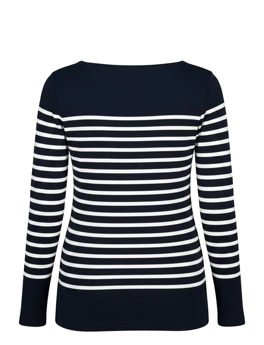 Cache Coeur - MATERNITY AND BREASTFEEDING SAILOR SHIRT BENODET - navy/white - 2