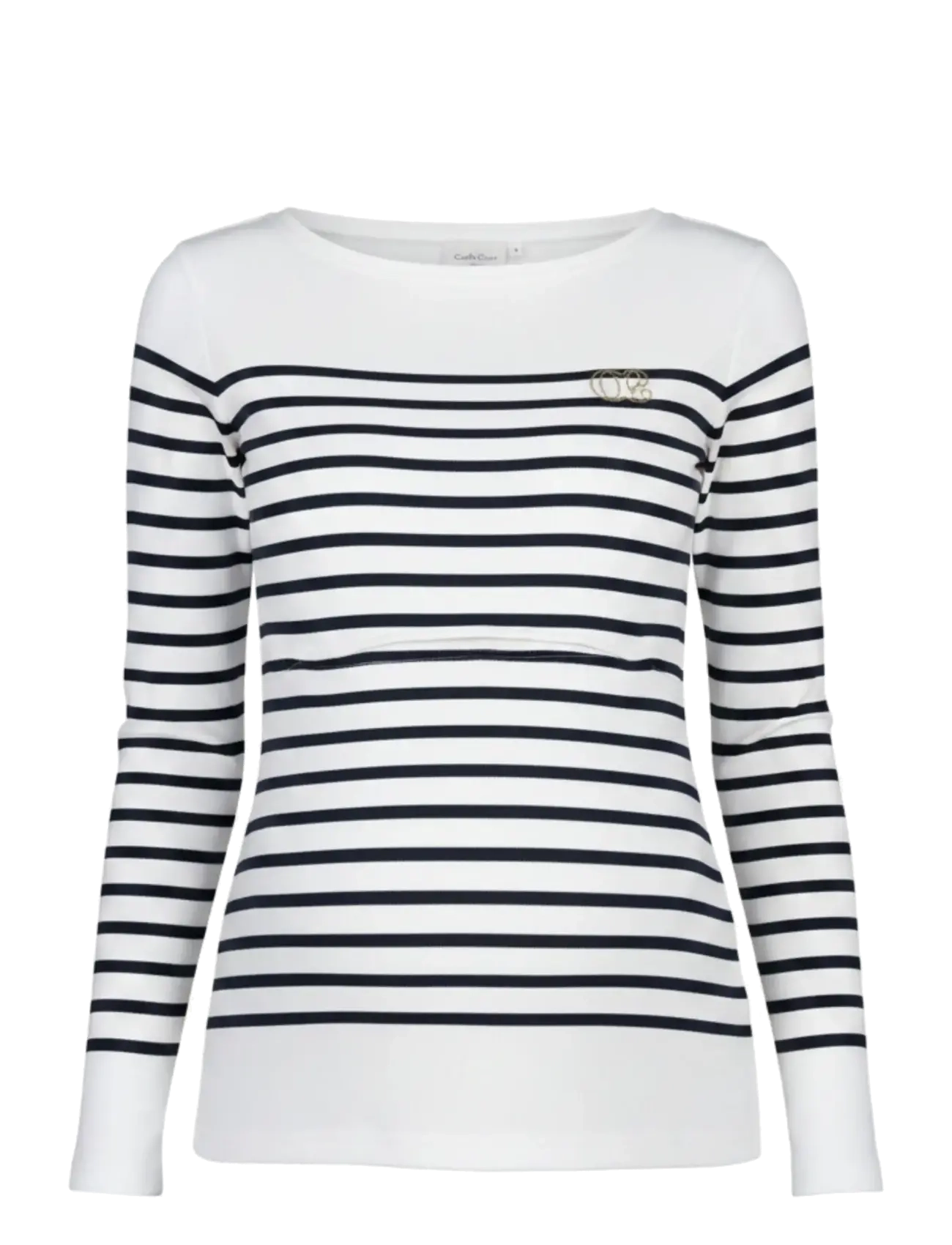 Cache Coeur MATERNITY AND BREASTFEEDING SAILOR SHIRT BENODET - white/navy - Umstandsmode - WHITE/NAVY / white