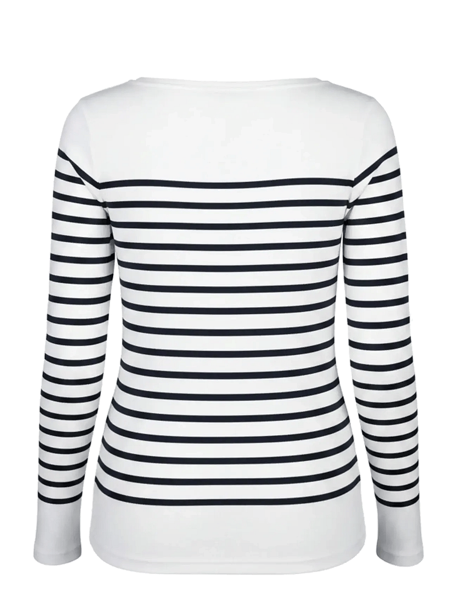 Cache Coeur - MATERNITY AND BREASTFEEDING SAILOR SHIRT BENODET - white/navy - 2