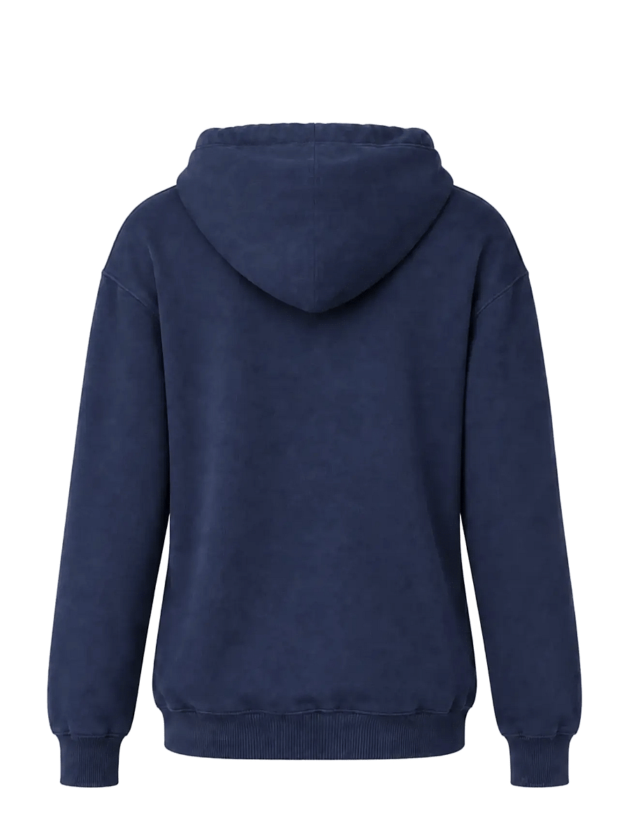 Cache Coeur - Maternity and nursing Hoodie American Fleece BOSTON - tops - blue - 2